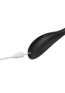 Puff App Control Inflatable Rechargeable Silicone Kegel Ball - Black