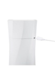 Sky Intense Suction and Vibration Rechargeable Blowjob Machine - White