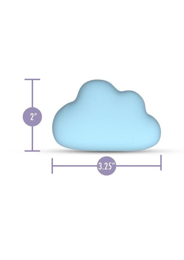 Play With Me Cuddle Cloud Rechargeable Silicone Clitoral Massager - Blue