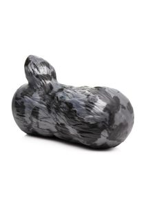 Creature Cocks She-Wolf Silicone Stroker - Black/Silver