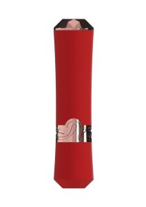 Loveline Dahlia 10 Function Silicone Lipstick Vibrator - Red