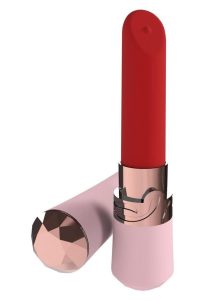 Loveline Dahlia 10 Function Silicone Lipstick Vibrator - Pink
