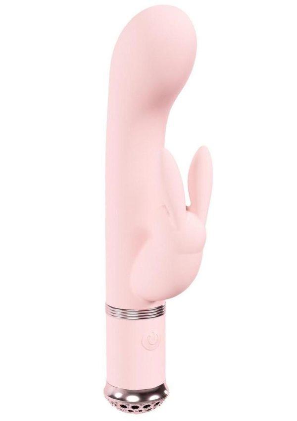 Loveline Belle 10 Function Silicone Rechargeable Rabbit Vibrator - Pink