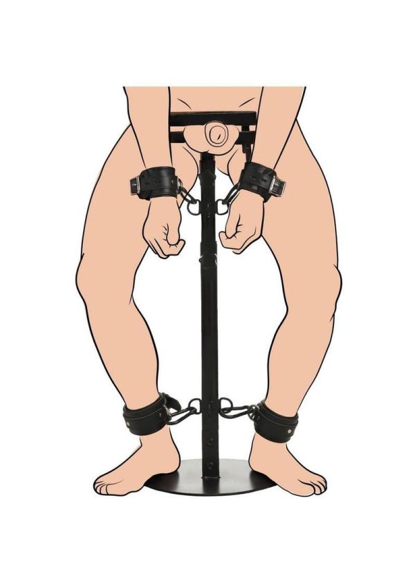 Master Series Pillory CBT Adjustable Tower - Black