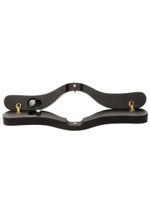 Master Series E-Stim Wooden Humbler - Black