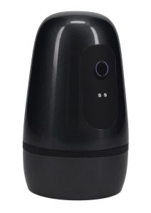 Pumped Vibrobator Pressure Suction 9 Function Vibrating Rechargeable Masturbator - Gun Metal