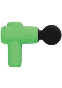 Loveline MicroBoost 10 Function Vibrating Rechargeable Silicone Massasger- Green