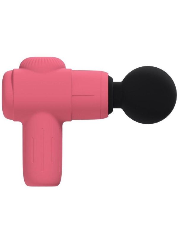 Loveline MicroBoost 10 Function Vibrating Rechargeable Silicone Massager- Pink