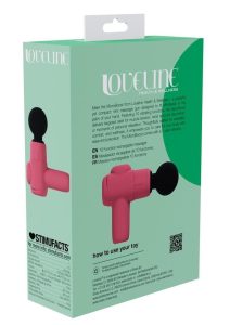 Loveline MicroBoost 10 Function Vibrating Rechargeable Silicone Massager- Pink