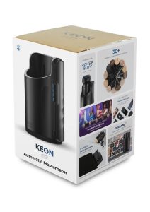 Keon Automatic Rechargeable Masturbator - Stroker Not Included - Black