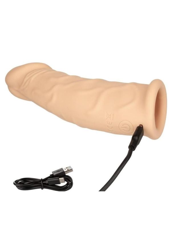Performance Maxx Rechargeable Vibrating Extension 7in - Vanilla