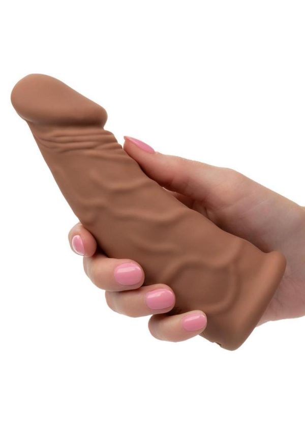 Performance Maxx Rechargeable Vibrating Extension 7in - Caramel
