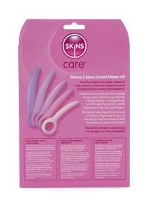Skins Care Curved Silicone Dilators (5pc Set) - Pink/Purple
