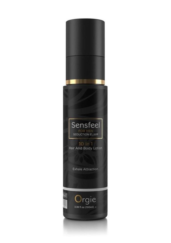 Orgie Sensfeel For Man - Seduction Elixir 10 in 1 Hair and Body Lotion 3.38 fl oz