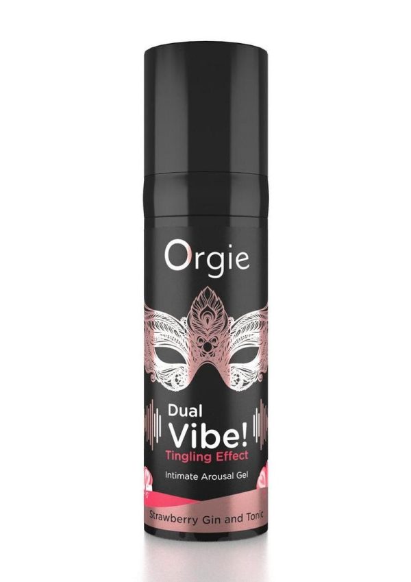 Orgie Dual Vibe Intimate Arousal Gel  0.5 fl oz - Strawberry Gin and Tonic