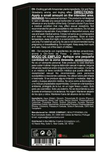 Orgie Dual Vibe Intimate Arousal Gel  0.5 fl oz - Strawberry Gin and Tonic