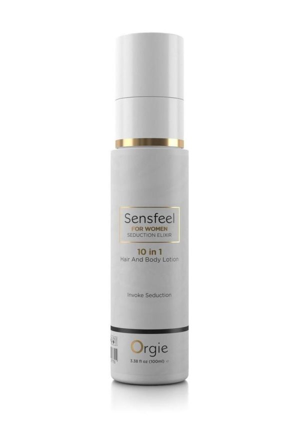 Orgie Sensfeel For Woman - Seduction Elixir 10 in 1 Hair and Body Lotion 3.38oz