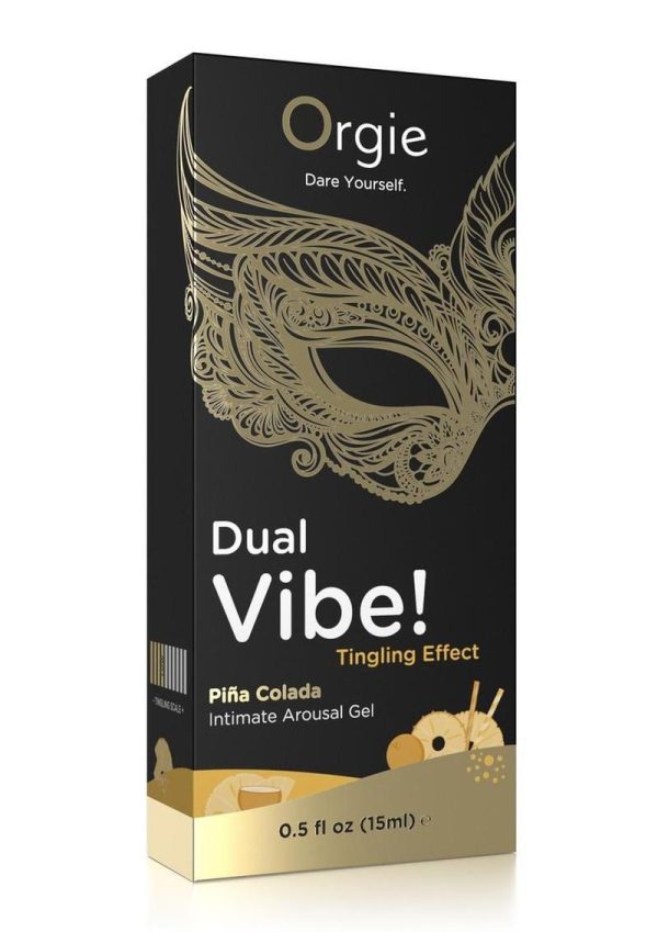 Orgie Dual Vibe Intimate Arousal Gel 0.5 fl oz - Pina Colada