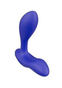 We-Vibe Vector+ Rechargeable Silicone Vibrating Prostate Massager with Remote Control - Royal Blue