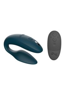 We-Vibe Sync 2 Rechargeable Silicone Couples Vibrator with Remote Control - Velvet Green