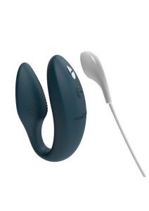 We-Vibe Sync 2 Rechargeable Silicone Couples Vibrator with Remote Control - Velvet Green