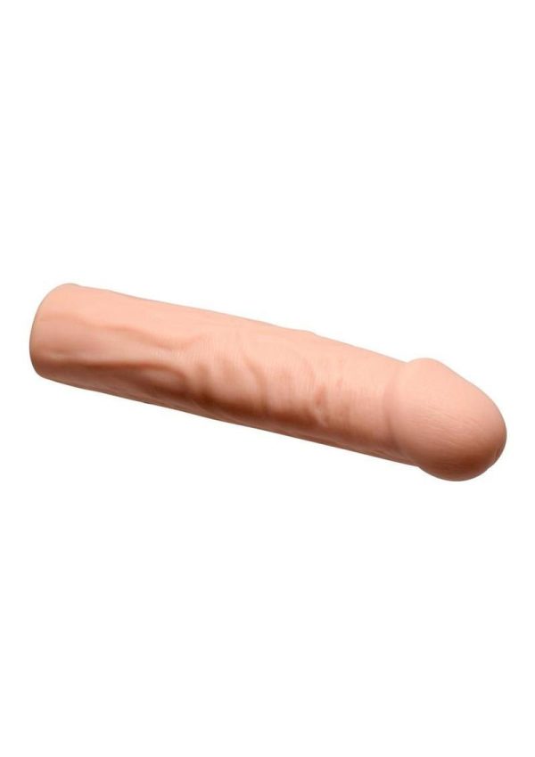 Jock Enhancers Vibrating Penis Extension Sleeve with Remote Control - Vanilla