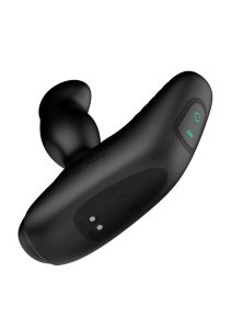 REVO Stealth App Enabled Rechargeable Silicone Rotating Prostate Massager with Remote Control - Black