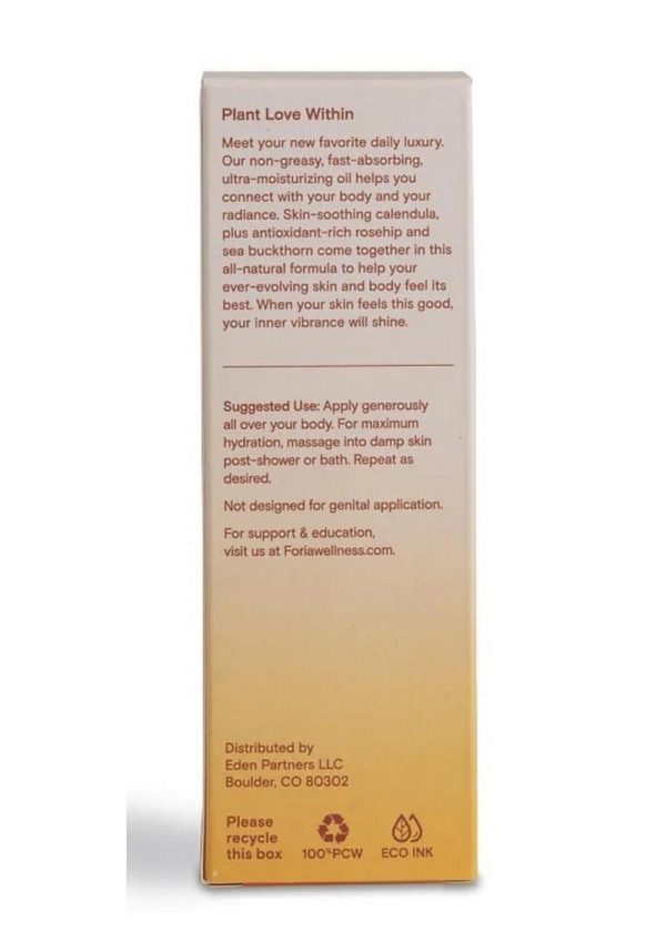 Foria Everyday Body Oil with Organic Botanicals 3.9oz