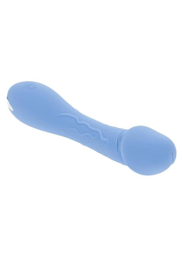 Selopa Dainty Dick Rechargeable Silicone Vibrating Dildo - Blue