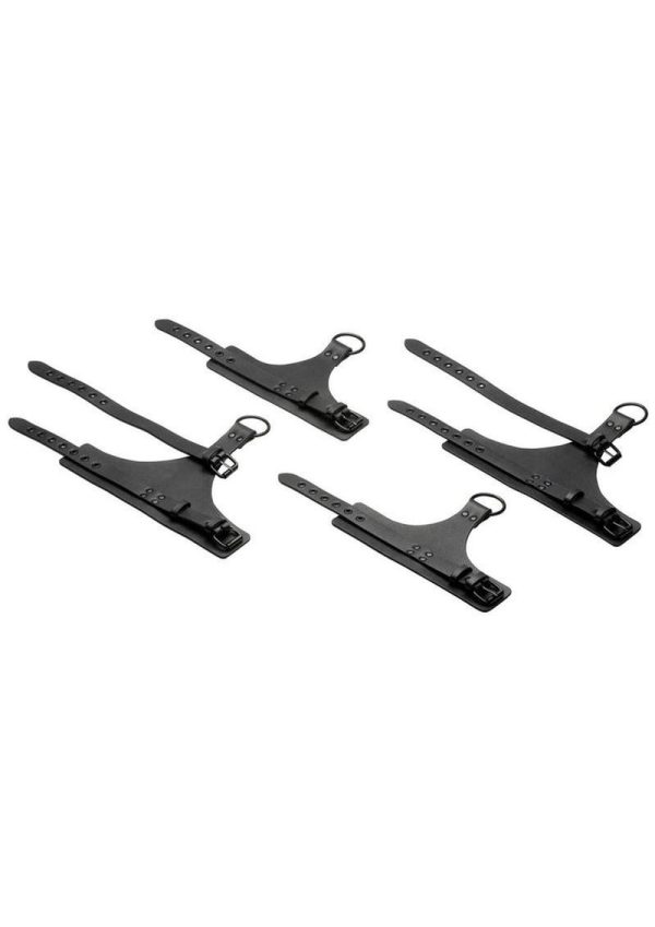 Master Series All Access Bed Restraint Kit - Black