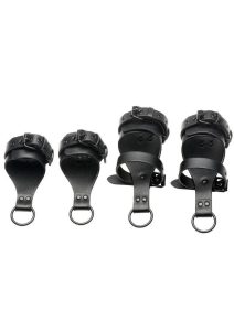 Master Series All Access Bed Restraint Kit - Black